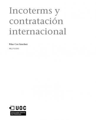 Incoterms Y Contratación Internacional