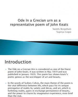 Ode On A Grecian Urn