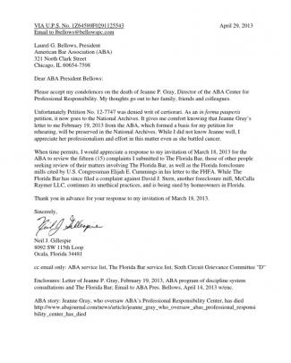 Letter To Aba Pres Bellows, Apr-29-13, Re Florida Bar