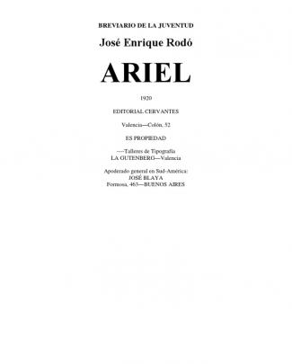 El Ariel - Rodo