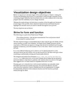 Extract From Data Visualization - A Successful Design Process