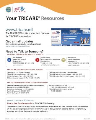 Tricare Ed Resources 2011 Lores