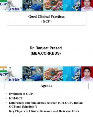 Ich Gcp & Indian Clinical Trial Guideline