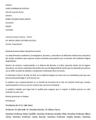 5,000 Academicos Firman Para Pedir Resolucion En El Caso Del Profesor Miguel Beltran
