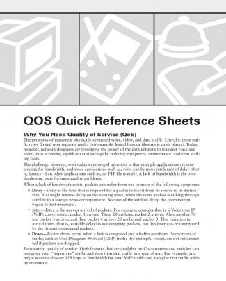 Ccvp.qos Quick Reference