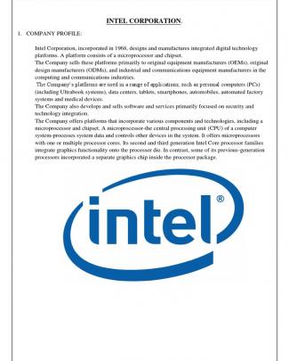 Intel Incorporated