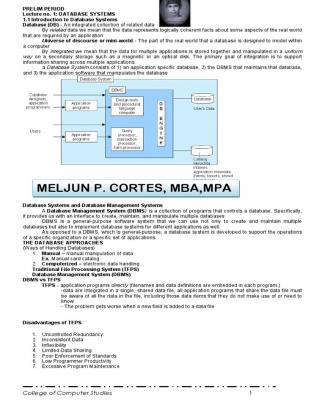 Meljun Cortes Instructional Database System