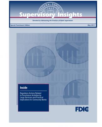 Fdic Report Special Foreclosure Edition