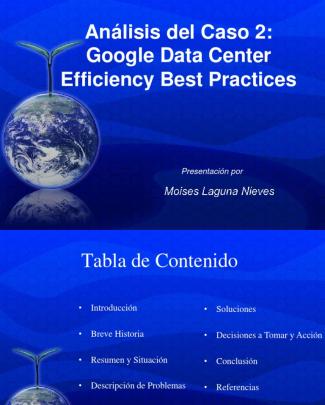 Caso 2 - Google Data Center Efficiency Best Practices - Mln