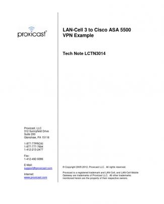 Lctn3014 Lan-cell 3 To Cisco Asa 500 Series Vpn Example