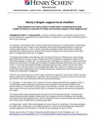 Henry’s Angels Support Local Charities