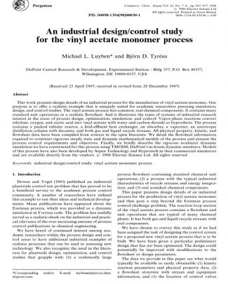 An Industrial Design Control Study For Vac Monomer Process.pdf