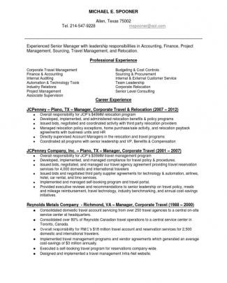 Corporate Business Travel Manager In Dallas Tx Resume Michael Spooner