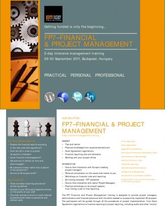 Fp7 Financial & Project Management Course 2011
