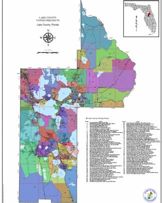 Lake County Florida Precinct Map