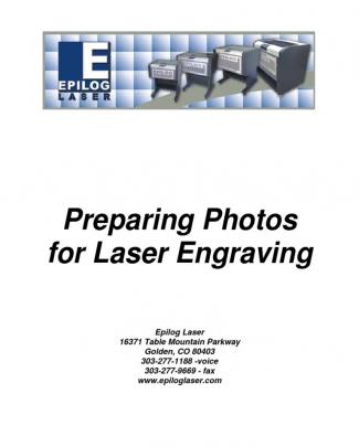 Prep Photos Laser Engraving