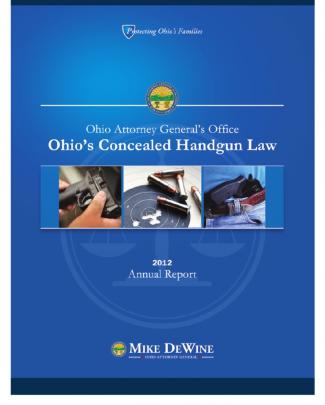 Ohio's Concealed Handgun Law 2012 Annual Report 