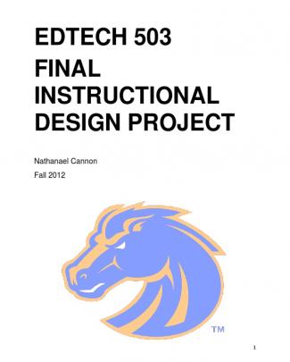 Instructional Design Project