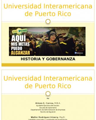 Historia Y Gobernanza Inter