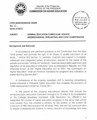 New General Education Curriculum - K To 12 Compliant As Per Ched Memorandum Order (cmo) No.20 S2013.pdf