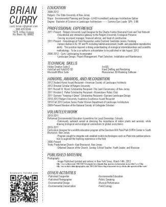 Brian Curry--resume