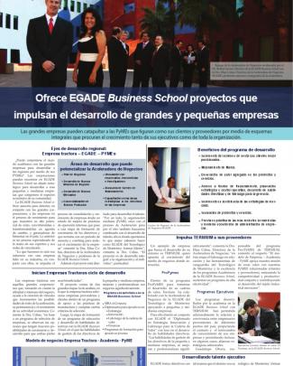 Ofrece Egade Business School Proyectos Que Impulsan El Desarrollo De Grandes Y Pequeñas Empresas