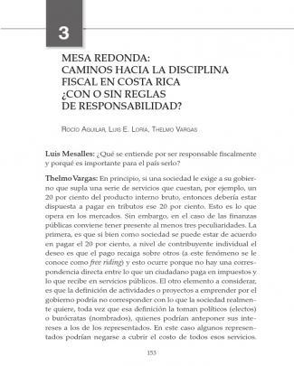 Mesa Redonda- Caminos Hacia La Disciplina Fiscal En Costa Rica ¿con O Sin Reglas De Responsabilidad?