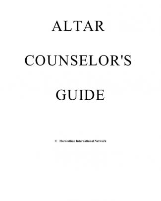 Altar Counselors Guide