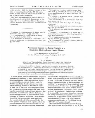 Anomalous Electron Ion Energy Transfer In A Relativistic Electron Beam 