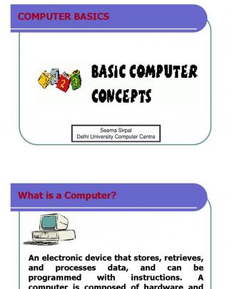 Computer Basics Computer Basics2
