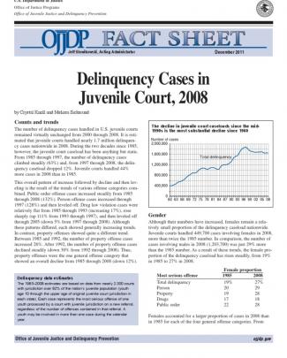 Delinquency Cases In Juvenile Court - 2008