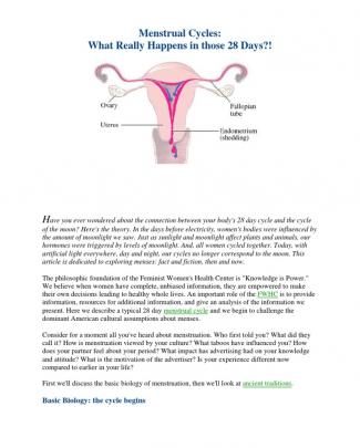 Menstrual Cycles