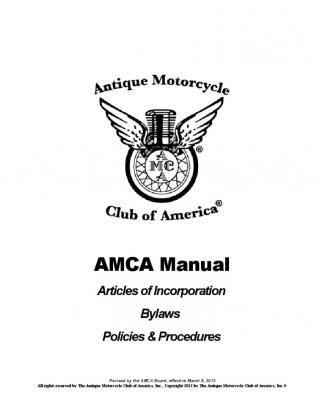 Amca Policies And Procedures Manual 2013