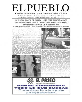 El Hundimiento Del Vapor Maldonado, Diario El Pueblo De Santa Lucia