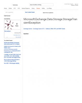 Buzon. En Cuarentena Microsoft.exchange.data.storage