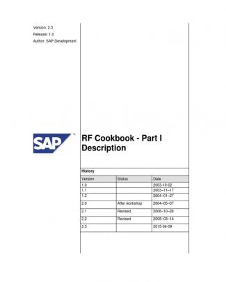 Rf Complete Cookbook