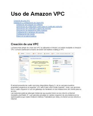 Configuración De Vpc En Amazonws