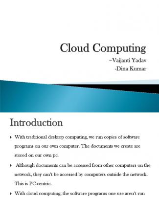 -cloud-computing Class Ppt
