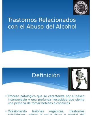Trastornos Relacionados Alcohol 