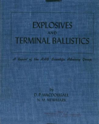 Aaf Scientific Advisory Group Explosives & Terminal Ballistics_vkarman_v10