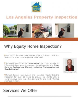 Los Angeles Property Inspection