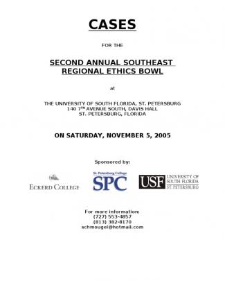 Se Regional Ethics Bowl Cases '05