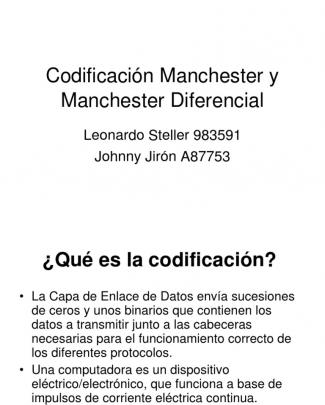 Codificacion Manchester